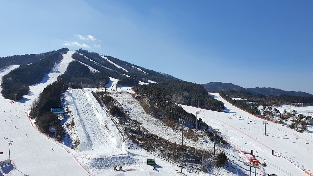 Welli Hilli Park, Montañas Taebaek